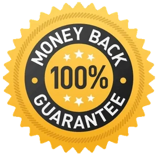 100 percent money back guarantee seal